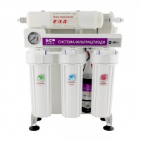 Фільтр зворотного осмосу Raifil 500G - 10"Slim 3/8" з манометром