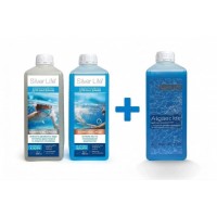 Серебряный бактерицидный комплекс для бассейнов Silver Life, 2*1 л (50 м3) + Silver Life Algaecide - средство для удаления водорослей в бассейне,1 л